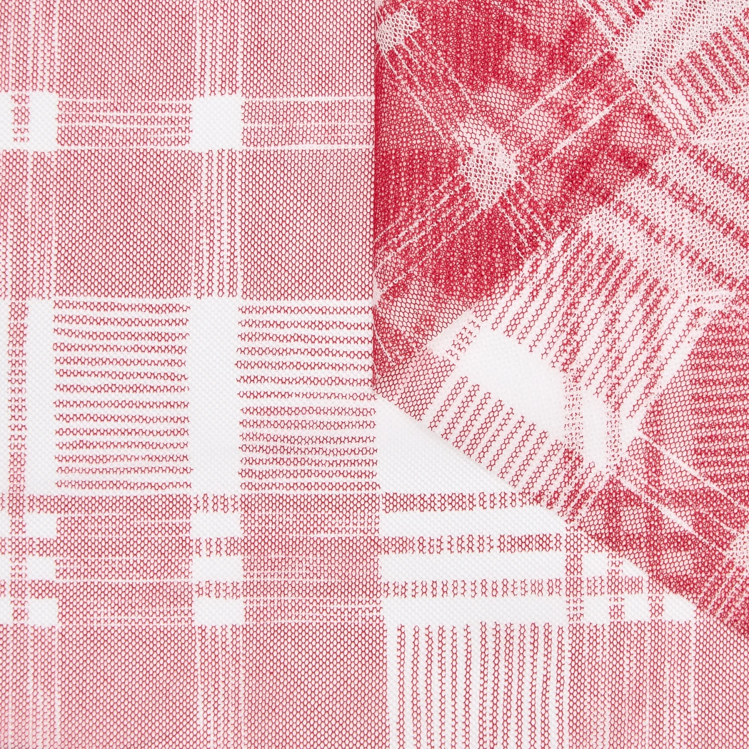 T24M10462 | Check Print Cotton Tulle 4 T24M10462 | Check Print Cotton Tulle - Image 2