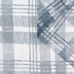 T24M10462 | Check Print Cotton Tulle 15 T24M10462 | Check Print Cotton Tulle -Nona Source Shop T24M10462 Poseidon 01