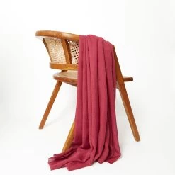 T24Q06528 | Large Width Linen Voile -Nona Source Shop T24Q06528 BaroqueRose 02