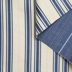 T24Q06529 | Textured Stripes Canvas -Nona Source Shop T24Q06529 NavyPeony 01