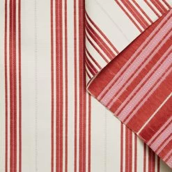 T24Q06529 | Textured Stripes Canvas -Nona Source Shop T24Q06529 RedDahlia 01