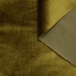 T24Q06535 | Silk & Cotton Velvet -Nona Source Shop T24Q06535 FirGreen 01