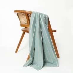 T24Q06539 | Striped Textured Trevira Canvas -Nona Source Shop T24Q06539 GraniteGreen 02