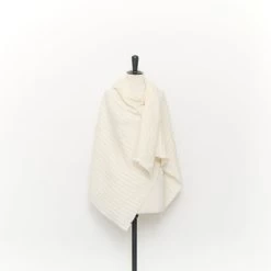 T24S11145 | Various Stripes Linen Voile 5 T24S11145 | Various Stripes Linen Voile -Nona Source Shop T24S11145 AntiqueWhite 02