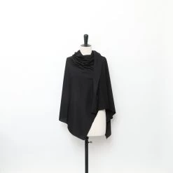 T25K11421 | Satinated Crepe De Chine -Nona Source Shop T25K11421 Black 02