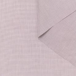 T25K11436 | Micro Checked Cotton Poplin -Nona Source Shop T25K11436 Winery 01
