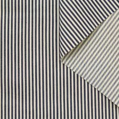 T25K11457 | Striped Cotton Denim